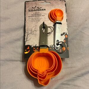 Halloween Measuring Spoons & Cups Set - Orange